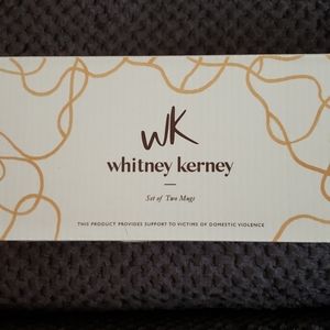 Whitney Kerney set of 2 Mugs - NIB